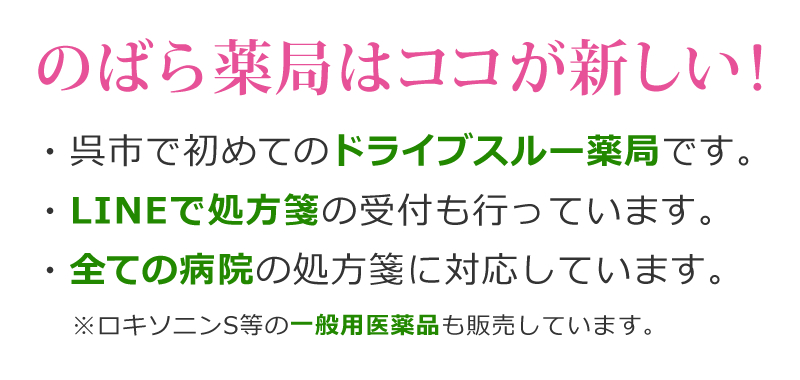 のばら薬局はココガ新しい